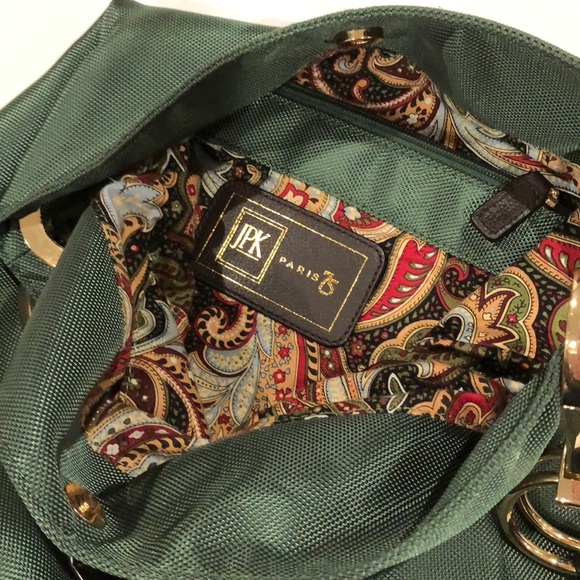 JPK Paris 73 Forest Green Nylon Purse - Picture 3 of 8